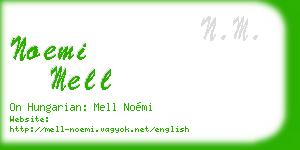 noemi mell business card